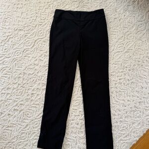 NIC+ZOE Black Stretch Waistband Pants